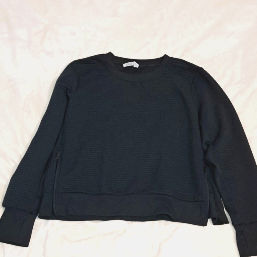 RARE RBX Ribbed Sweatshirt With Size Zippers Size XL - Picture 2 of 4